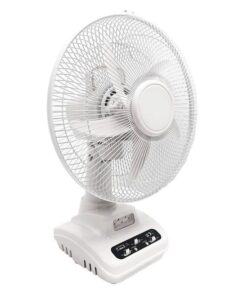 12" LED Rechargeable Auto Oscillating Desk Fan FS-L08