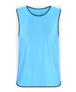 12 Piece Men's Soccer Sports Team Practice Pinnies Scrimmage Vests - Blue