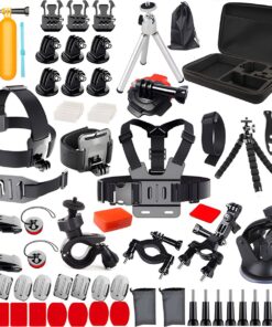 120 in 1 Action Camera Accessories Kit Compatible with GoPro Hero 9/8/7