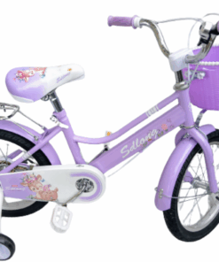 12/14/16 inch Purple bicycles for girls with Rabbit seat and side wheels - 4 years