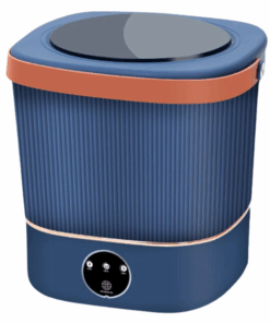 12L Portable Folding Bucket-like Washing Machine for Travel,Motorhome - Blue