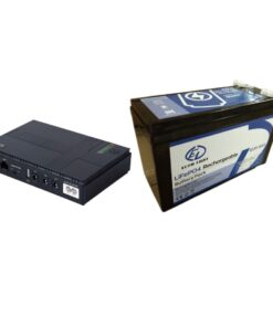 12V 6Ah Lithium Battery / UPS for Router Backup Power Supply Combo