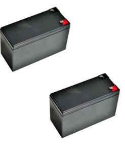 12V 7Ah Lithium Iron Phosphate LifePo4 Battery - 12.8V DC with BMS 2 Pack