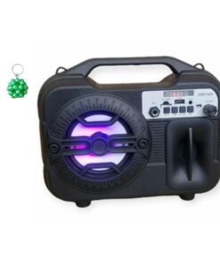 12W Bluetooth Speaker With FM Radio And Easy Carry 1500mah And A Keyholder