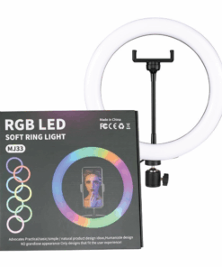13" RGB LED Soft Ring Light & Tripod- MJ33