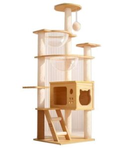 130cm Pet Cat Climbing Frame Tree Tower House Cat Toy Scratch Toy Cat climb