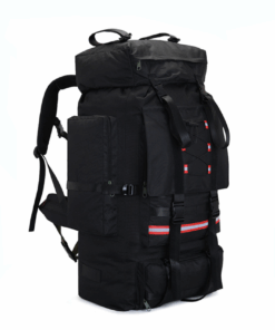 130L extra large waterproof outdoor backpack - Black