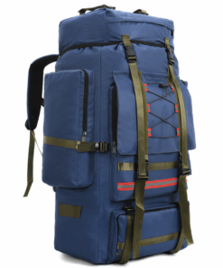 130L extra large waterproof outdoor backpack - Blue