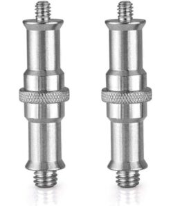 1/4 - 3/8 inch Metal Male Converter Threaded Screw Adapter for Studio Light