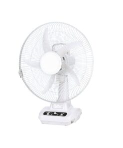 14-Inch DC 12V Rechargeable Desktop Fan Light FS-807