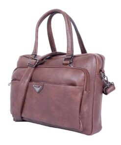 14 Inch Multi-Functional Laptop Bag / Dark Brown