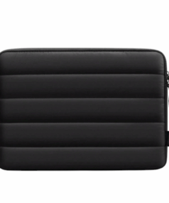 14 Inch Splash Resistant Puffy Protective Laptop Sleeve - Black