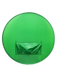 142cm Portable Green Screen Backdrop Collapsible Webcam Chair Background