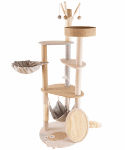 145cm Cat Tree Cat House Tower Cat Scratching Post Cat Climbing Frame
