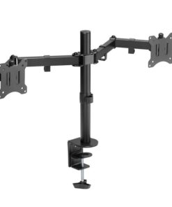 15''-33'' Full Motion Adjustable Dual Monitor Desktop Mount -Z022