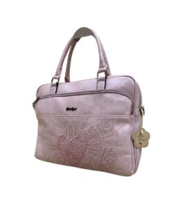 15- inch Heart Design Waterproof PU Leather Laptop bag CR91081-D48 - Pink