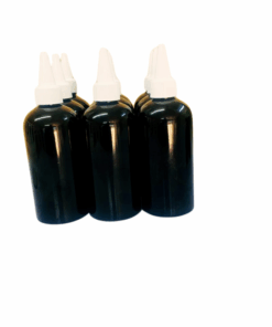 15 x 200ml Black Luxurious PET Bottles