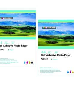 150 GSM Self Adhesive Gloss Photo Paper A4 - 50 Sheets X 2