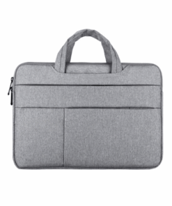 15.5" Padded Laptop Bag with Luggage Sleeve - Grey