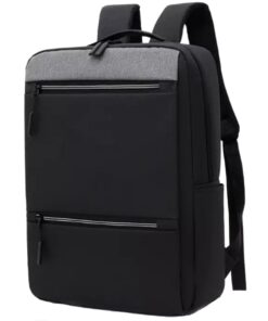 15.6 Inch Laptop USB Backpack Bag - Black