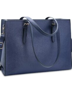 15.6 Laptop Bag & Women Tote Bag Handbag - Navy blue