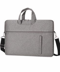 15.6inch Laptop Sleeve Case Bag Waterproof Durable Traveling Briefcase Grey