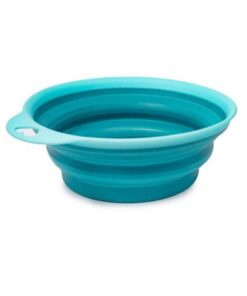 15CM Silicon Collapsible Feeding Bowls for Pets - Cat and Dog Bowl - Blue