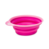 15CM Silicon Collapsible Feeding Bowls for Pets - Cat and Dog Bowl - Pink