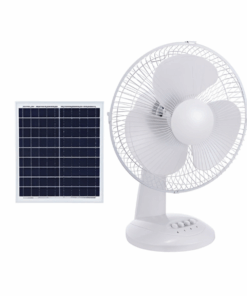 15W Solar Rechargeable Multifuntional Portable Fan with Adjustable Speed