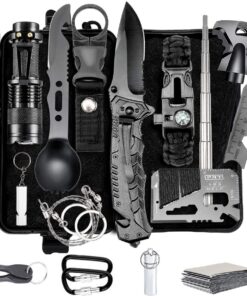 16 in 1 Emergency SOS Survival Kit Outdoor Emergency Gear Kit