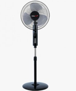 16 Inch 3 Speed Pedestal Fan with Plastic Run- Soft Blades & Timer Dial