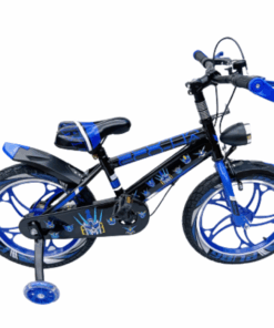 16 Inch Black and Blue Bicycle for Kids 5 to 7 Years