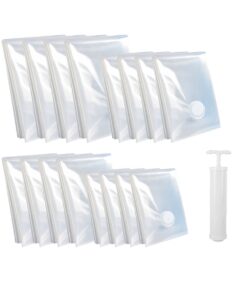 16 Pack Vacuum Storage Bags Space-Saving Compression Storage Bags