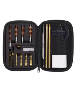 16 Piece Universal Pistol Gun Cleaning Kit Barrel Brushes Tools