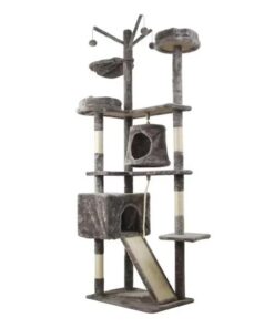 1.6M - Multi-Level Cat Tree Condo with Hammock Scratching Posts for Kitten