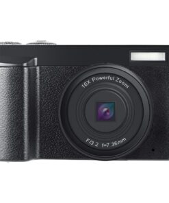 16X A1 Digital Camera- Black (4K Ultra HD)