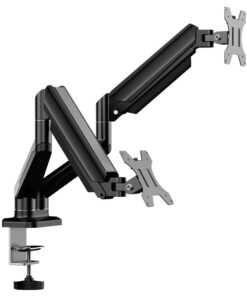 17'' - 27'' Fully Adjustable Dual LCD LED Monitor Desk Stand