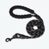 1.7 Meter Reflective Pet Rope Lead / Leash With Metal Clip Hook - Black