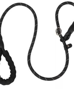 1.7 Meter Reflective Pet Rope Slip Lead / Leash - Black