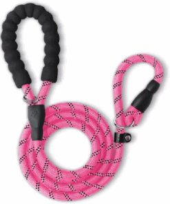 1.7 Meter Reflective Pet Rope Slip Lead / Leash - Pink