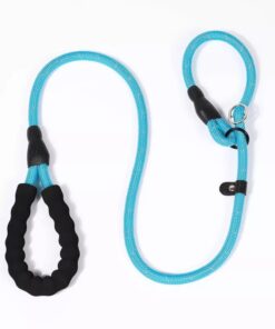 1.7 Meter Reflective Pet Rope Slip Lead / Leash - Sky Blue