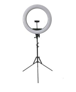 18 Inch LED Ring Light with Dual Remote Dimmer Dual, 2M Stand & Carry Bag