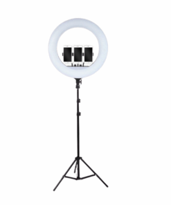 18 Inch LED Ring Light with Tripod Stand and 3 Phone Holders-ZB-F348