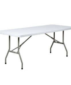 1.8 Meter Portable Folding Trestle Table - White
