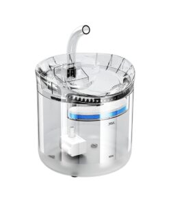 1.8L Transparent Pet Water Fountain -NGT