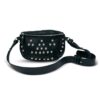 1984 Deluxe Brand Genuine Leather Black Studded Bag