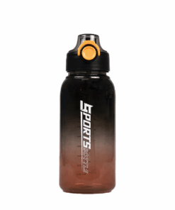 1L Sport Water Bottle with Handle & Straw & Leakproof Lid&BPA Free Material