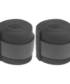 2 Boxing Hand Wraps Punching Wrist Wrap Bandage MMA Muay Thai Protect Strap - Black