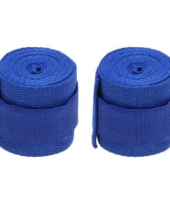 2 Boxing Hand Wraps Punching Wrist Wrap Bandage MMA Muay Thai Protect Strap - Blue