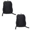 2 Compartment School Backpack - 2 Pack - Black